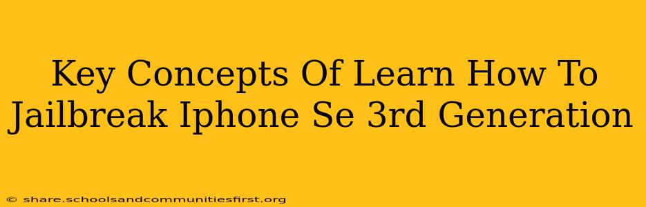Key Concepts Of Learn How To Jailbreak Iphone Se 3rd Generation